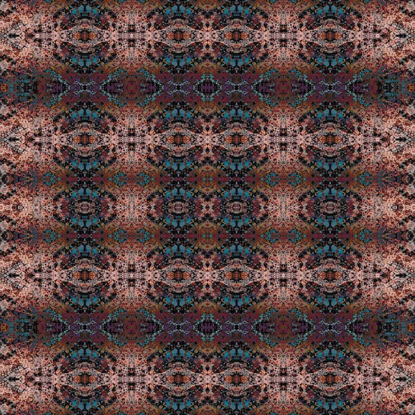 Kusursuz kare soyut desen. Sanat dokusu. Sanat mandala. Simetrik desen