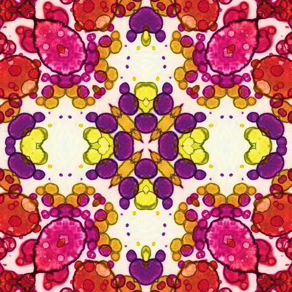 Kusursuz kare soyut desen. Sanat dokusu. Sanat mandala. Simetrik desen