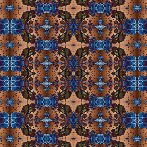 Kusursuz kare soyut desen. Sanat dokusu. Sanat mandala. Simetrik desen