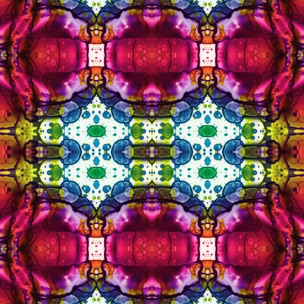 Kusursuz kare soyut desen. Sanat dokusu. Sanat mandala. Simetrik desen