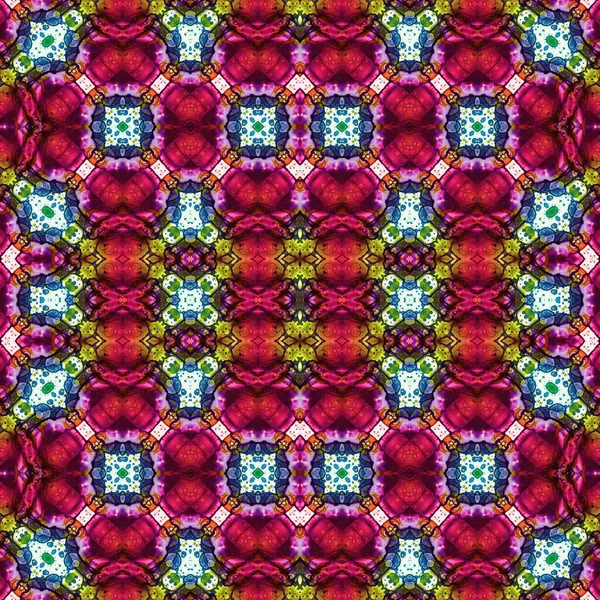 Kusursuz kare soyut desen. Sanat dokusu. Sanat mandala. Simetrik desen