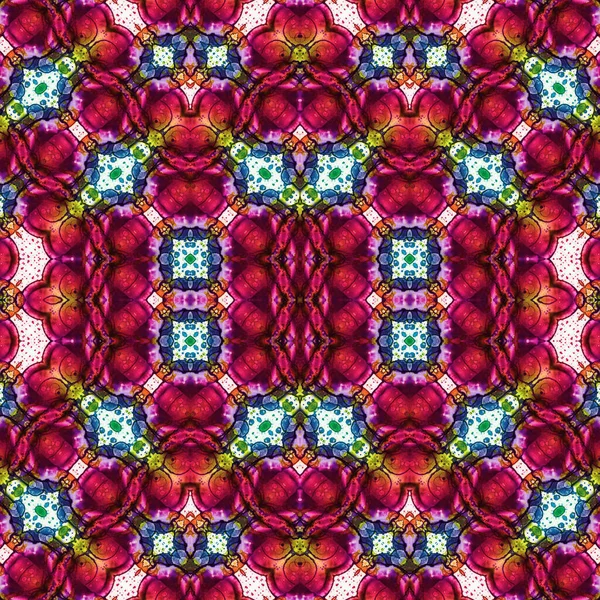 Kusursuz kare soyut desen. Sanat dokusu. Sanat mandala. Simetrik desen