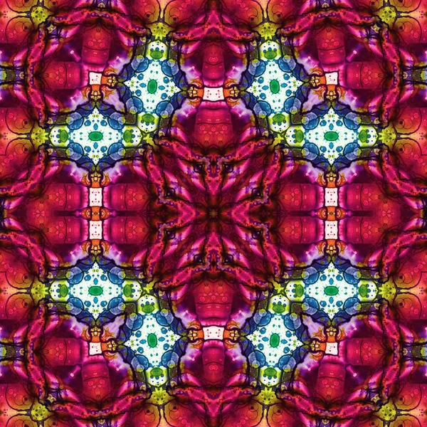 Kusursuz kare soyut desen. Sanat dokusu. Sanat mandala. Simetrik desen