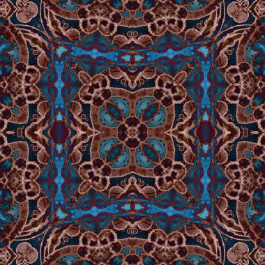 Kusursuz soyut desen. Sanat yaratıcılığı geçmişi. Örgü dokusu