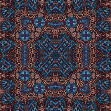 Kusursuz soyut desen. Sanat yaratıcılığı geçmişi. Örgü dokusu