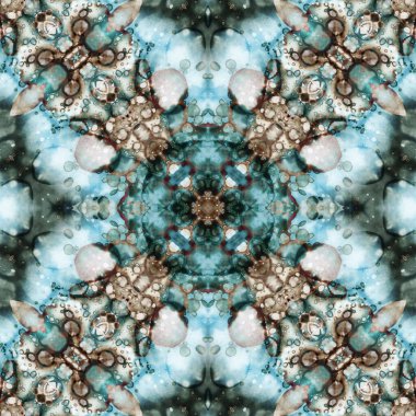 Kusursuz soyut desen. Sanat yaratıcılığı geçmişi. Örgü dokusu