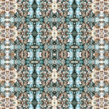 Kusursuz soyut desen. Sanat yaratıcılığı geçmişi. Örgü dokusu