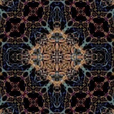 Kusursuz soyut desen. Sanat yaratıcılığı geçmişi. Örgü dokusu