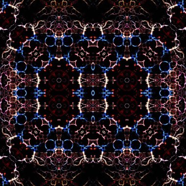 Kusursuz soyut desen. Sanat yaratıcılığı geçmişi. Örgü dokusu