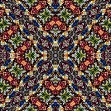 Kusursuz sanat modeli. Soyut doku. Soyut arkaplan. Kaleydoskop