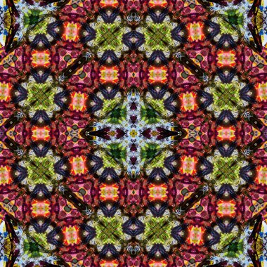 Kusursuz sanat modeli. Soyut doku. Soyut arkaplan. Kaleydoskop