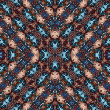 Kusursuz sanat modeli. Soyut doku. Soyut arkaplan. Kaleydoskop