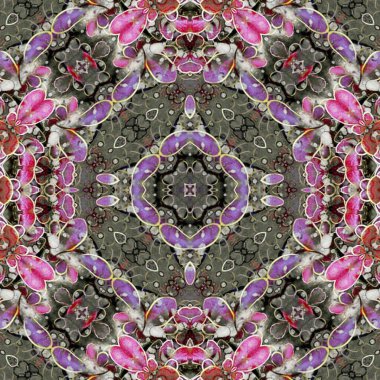 Kusursuz sanat modeli. Soyut doku. Soyut arkaplan. Kaleydoskop