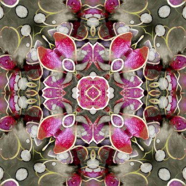 Kusursuz sanat modeli. Soyut doku. Soyut arkaplan. Kaleydoskop