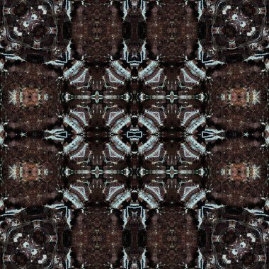 Kusursuz soyut desen. Kaleydoskop dokusu. Modern sanat modeli ve arkaplan