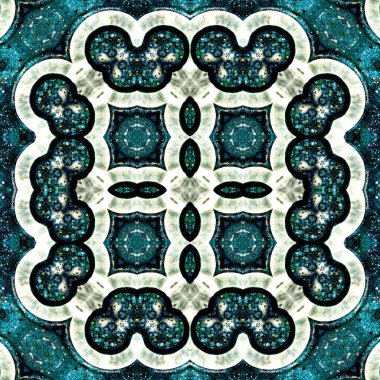 Kusursuz soyut desen. Kaleydoskop dokusu. Modern sanat modeli ve arkaplan