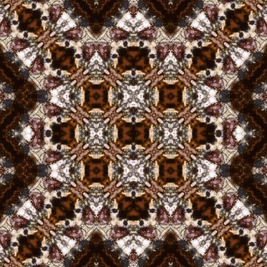 Kusursuz soyut desen. Kaleydoskop dokusu. Modern sanat modeli ve arkaplan