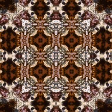 Kusursuz soyut desen. Kaleydoskop dokusu. Modern sanat modeli ve arkaplan