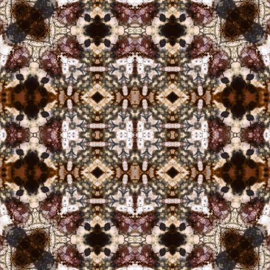 Kusursuz soyut desen. Kaleydoskop dokusu. Modern sanat modeli ve arkaplan