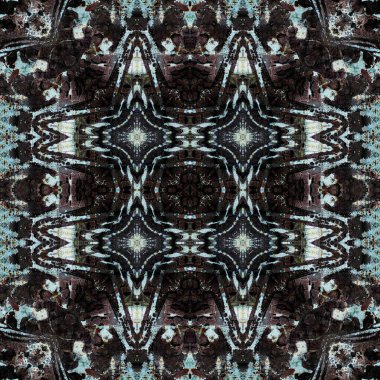 Kusursuz soyut desen. Kaleydoskop dokusu. Modern sanat modeli ve arkaplan