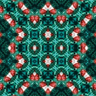 Kusursuz soyut desen. Kaleydoskop dokusu. Modern sanat modeli ve arkaplan