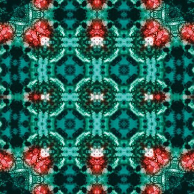 Kusursuz soyut desen. Kaleydoskop dokusu. Modern sanat modeli ve arkaplan