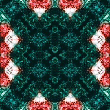 Kusursuz soyut desen. Kaleydoskop dokusu. Modern sanat modeli ve arkaplan