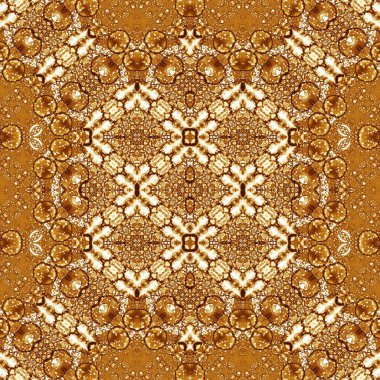 Kusursuz soyut desen. Kaleydoskop dokusu. Modern sanat modeli ve arkaplan