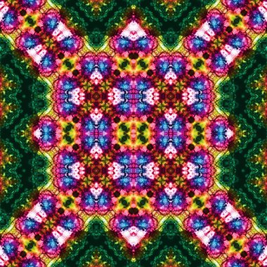 Kusursuz soyut desen. Kaleydoskop dokusu. Modern sanat modeli ve arkaplan