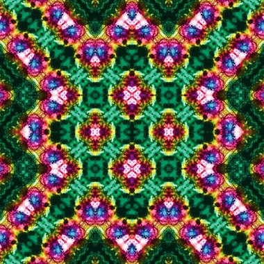 Kusursuz soyut desen. Kaleydoskop dokusu. Modern sanat modeli ve arkaplan