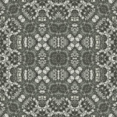 Kusursuz soyut desen. Kaleydoskop dokusu. Modern sanat modeli ve arkaplan