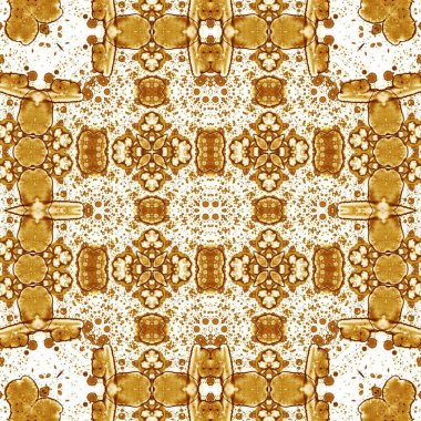 Kusursuz soyut desen. Kaleydoskop dokusu. Modern sanat modeli ve arkaplan