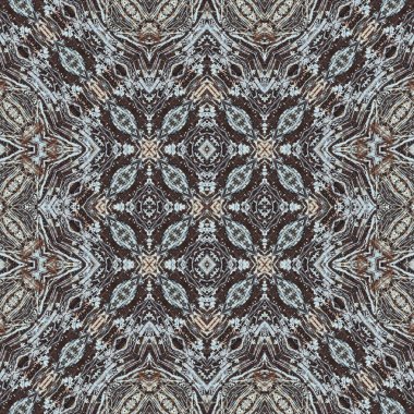 Kusursuz soyut desen. Kaleydoskop dokusu. Modern sanat modeli ve arkaplan