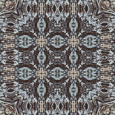 Kusursuz soyut desen. Kaleydoskop dokusu. Modern sanat modeli ve arkaplan