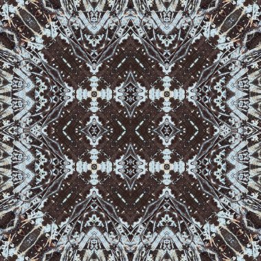 Kusursuz soyut desen. Kaleydoskop dokusu. Modern sanat modeli ve arkaplan