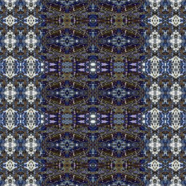 Kusursuz soyut desen. Kaleydoskop dokusu. Modern sanat modeli ve arkaplan