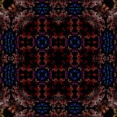 Kusursuz soyut desen. Kaleydoskop dokusu. Modern sanat modeli ve arkaplan