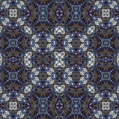 Kusursuz soyut desen. Kaleydoskop dokusu. Modern sanat modeli ve arkaplan