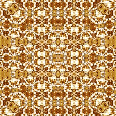 Kusursuz soyut desen. Kaleydoskop dokusu. Modern sanat modeli ve arkaplan