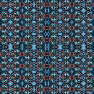 Kusursuz soyut desen. Kaleydoskop dokusu. Modern sanat modeli ve arkaplan