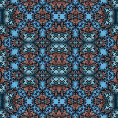 Kusursuz soyut desen. Kaleydoskop dokusu. Modern sanat modeli ve arkaplan