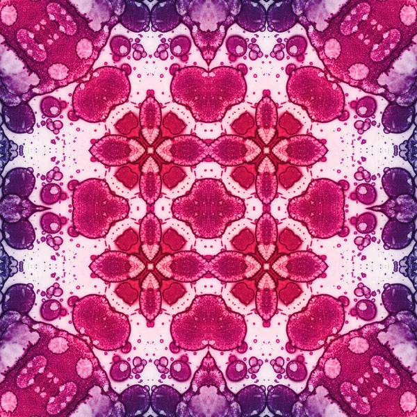 Kusursuz soyut desen. Kaleydoskop dokusu. Modern sanat modeli ve arkaplan