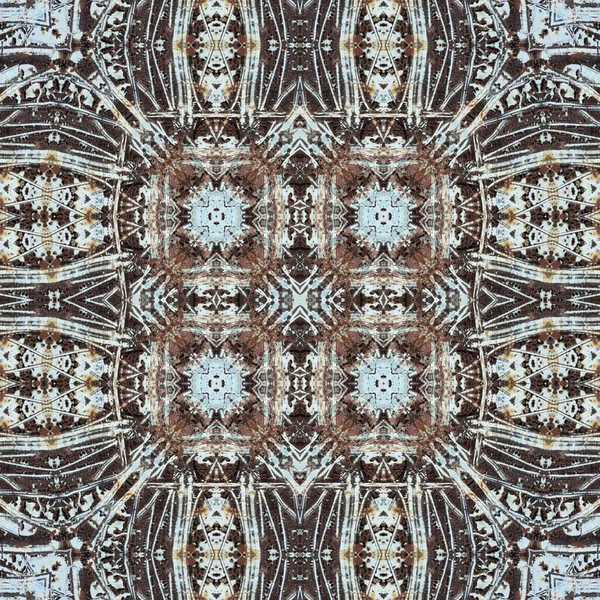 Kusursuz soyut desen. Kaleydoskop dokusu. Modern sanat modeli ve arkaplan