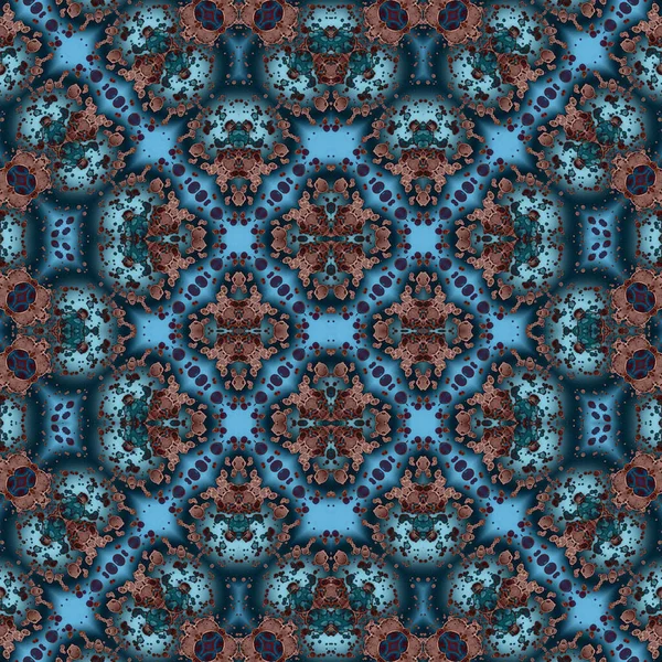 Kusursuz soyut desen. Kaleydoskop dokusu. Modern sanat modeli ve arkaplan