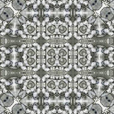 Kusursuz soyut desen. Kaleydoskop dokusu. Modern sanat modeli ve arkaplan