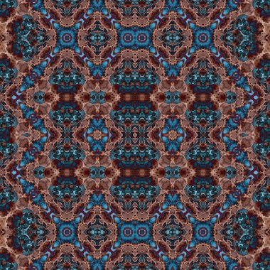 Kusursuz soyut desen. Kaleydoskop dokusu. Modern sanat modeli ve arkaplan