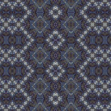 Kusursuz soyut desen. Kaleydoskop dokusu. Modern sanat modeli ve arkaplan