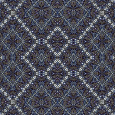 Kusursuz soyut desen. Kaleydoskop dokusu. Modern sanat modeli ve arkaplan