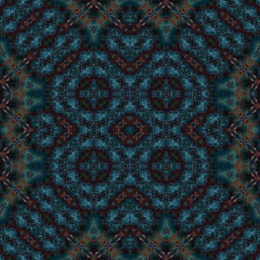 Kusursuz soyut desen. Kaleydoskop dokusu. Modern sanat modeli ve arkaplan