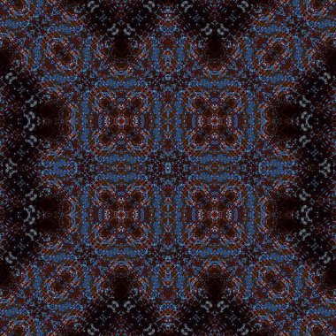 Kusursuz soyut desen. Kaleydoskop dokusu. Modern sanat modeli ve arkaplan